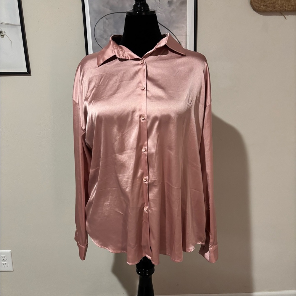 Gant Satin Pink Shirt